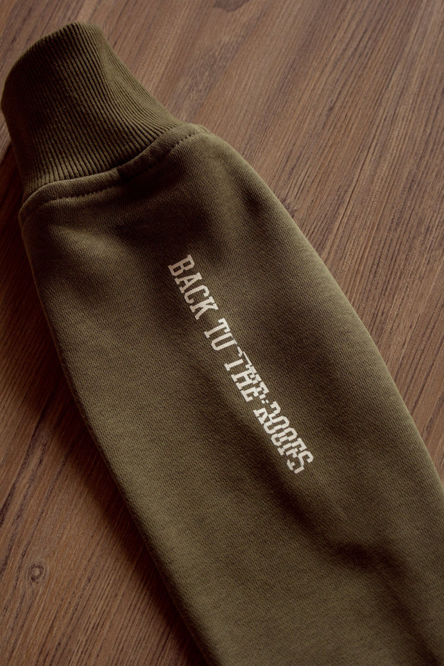 'DACH ULTRAS' - CUT ZIPPER GREEN
