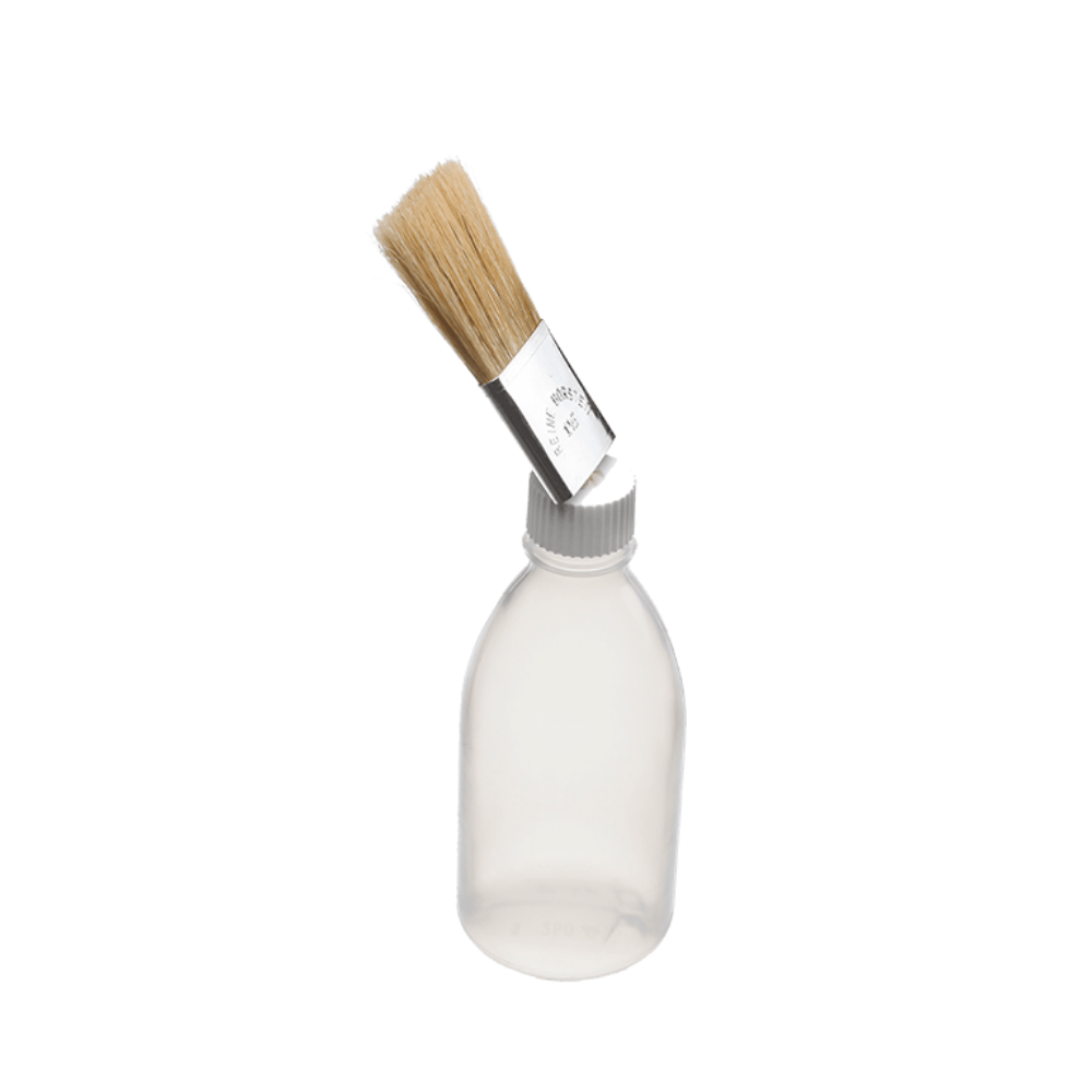 Freund - KUNSTSTOFFFLASCHE MIT PINSELAUFSATZ GEKRÖPFT, 250 ML  freund   