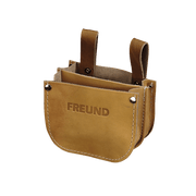 Freund - NAGELTASCHE, ZWEI NAGELFÄCHER, HELLES ECHTLEDER  freund   